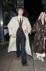 ANYA TAYLOR-JOY and Malcolm Mcrae Leaves Petra Collins