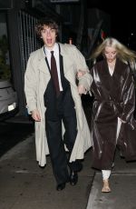 ANYA TAYLOR-JOY and Malcolm Mcrae Leaves Petra Collins