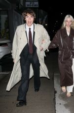 ANYA TAYLOR-JOY and Malcolm Mcrae Leaves Petra Collins