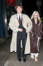ANYA TAYLOR-JOY and Malcolm Mcrae Leaves Petra Collins