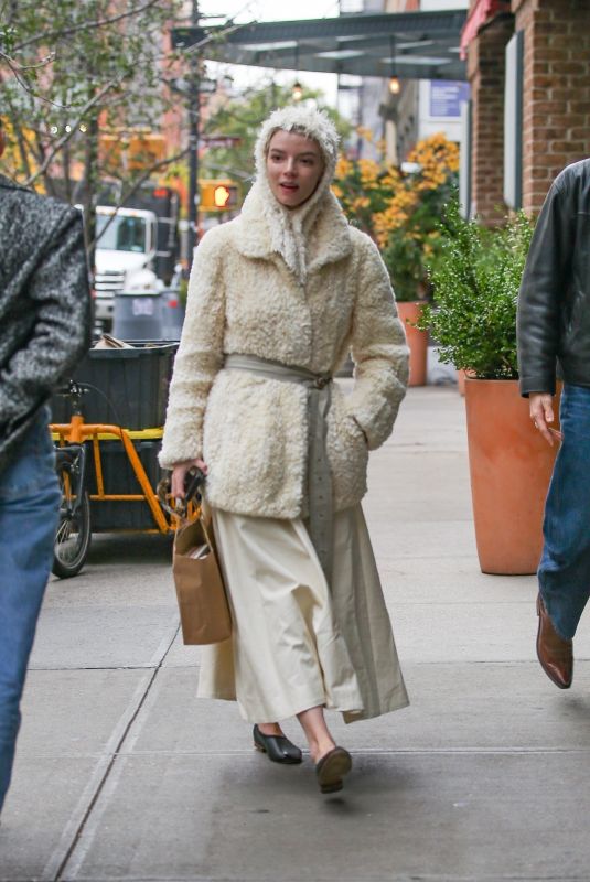 ANYA TAYLOR-JOY Arrives at Her Hotel in New York City 11/12/2025