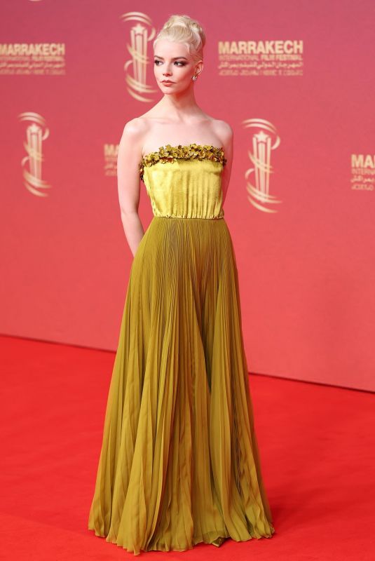 ANYA TAYLOR-JOY at Red Carpet on Day 2 of 22nd Marrakech International Film Festival in Marrakech 11/29/2025