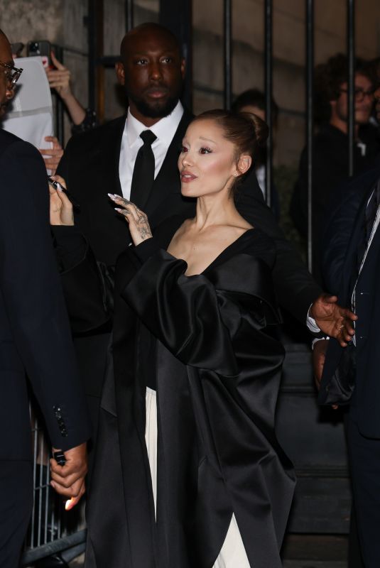 ARIANA GRANDE Arrives at a Private Premiere of Wicked: For Good in Paris 11/07/2025