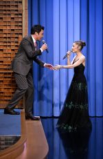ARIANA GRANDE at Tonight Show Starring Jimmy Fallon 11/18/2025
