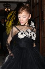 ARIANA GRANDE Out in London After Wicked Premiere 11/10/2025