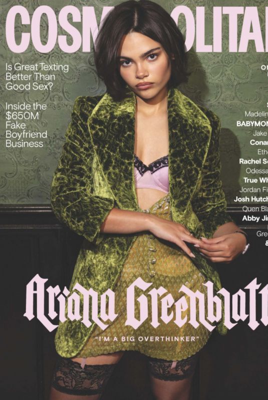 ARIANA GREENBLATT iin Cosmopolitan Magazine, November 2025