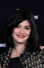 AUDREY TAUTOU at Switch on of Champs Elysees Christmas Lights in Paris 11/23/2011