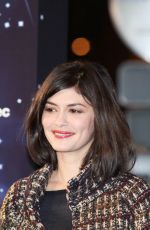 AUDREY TAUTOU at Switch on of Champs Elysees Christmas Lights in Paris 11/23/2011