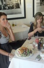 AUDRINA PATRIDGE and LAUREN CONRAD Out for Lunch in Los Angeles 11/14/2007