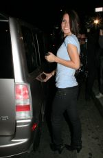 AUDRINA PATRIDGE Leaves Hyde Nightclub in Hollywood 11/13/2007
