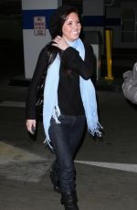 AUDRINA PATRIDGE Leaves Sushi Dan Restaurant in Los Angeles 12/28/2007