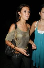 AUDRINA PATRIDGE Partying at Les Deux Nightclub in Hollywood 08/03/2007