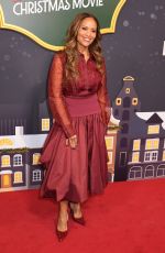 AYO DAVIS at A Very Jonas Christmas Movie World Premiere in New York City 11/10/2025