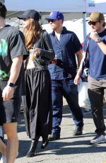 BARBARA PALVIN and Dylan Sprouse Out at Studio City Farmers Market 11/09/2025