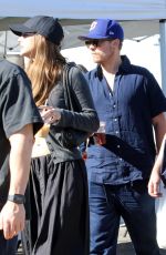 BARBARA PALVIN and Dylan Sprouse Out at Studio City Farmers Market 11/09/2025