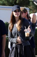 BARBARA PALVIN and Dylan Sprouse Out at Studio City Farmers Market 11/09/2025
