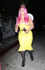 BEBE REXHA Arrives at Vas J. Morgan