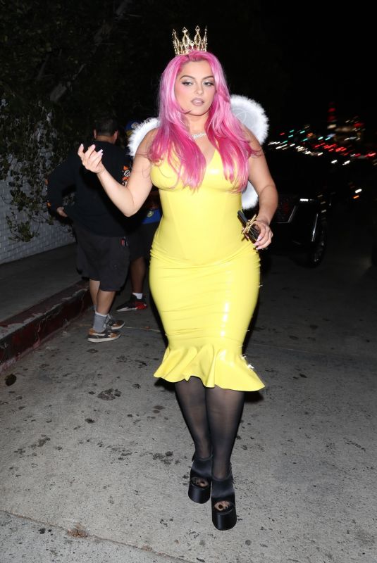 BEBE REXHA Arrives at Vas J. Morgan