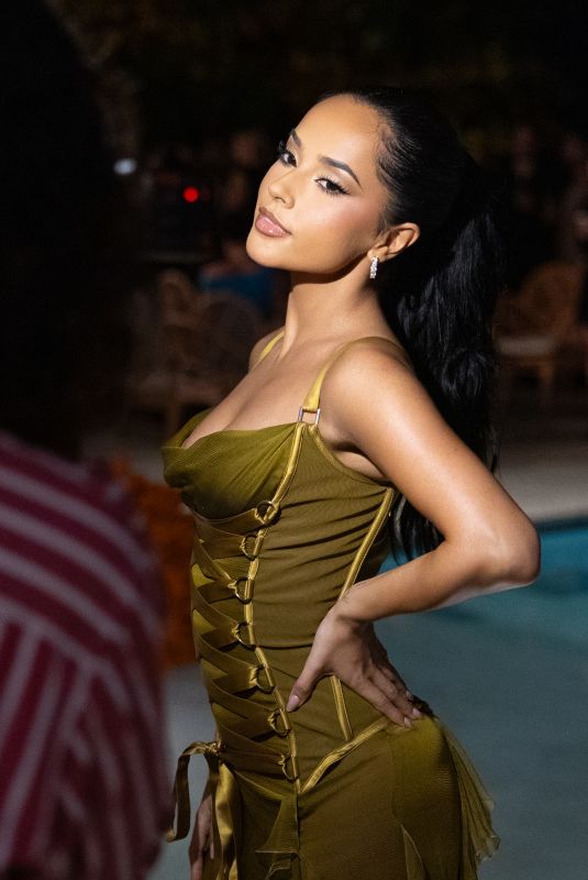 BECKY G at Latin American Fashion Awards Cocktail Party in La Romana in Dominican Republic 11/07/2025