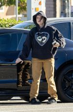BILLIE EILISH Out for a Thanksgiving Lunch in Los Angeles 11/27/2025