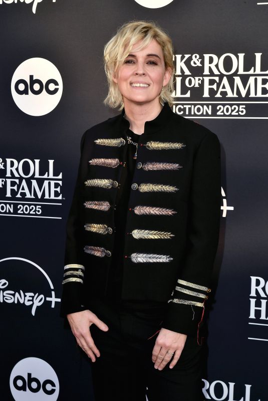 BRANDI CARLILE at 2025 Rock & Roll Hall Of Fame Induction Ceremony 11/08/2025