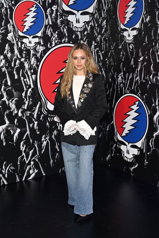 BREC BASSINGER at ALICE + OLIVIA X Grateful Dead Launch Party in New York City 11/12/2025