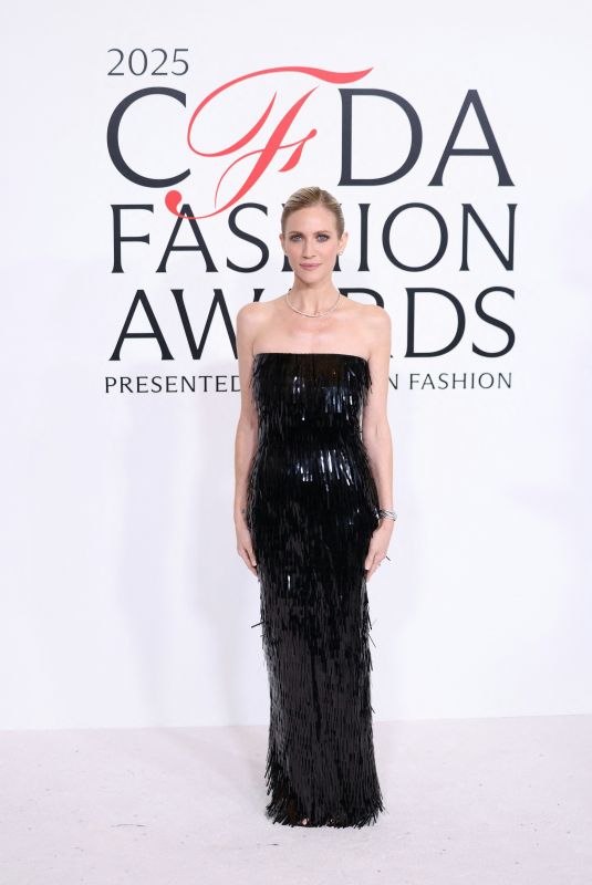 BRITTANY SNOW at 2025 CFDA Awards in New York City 11/03/2025