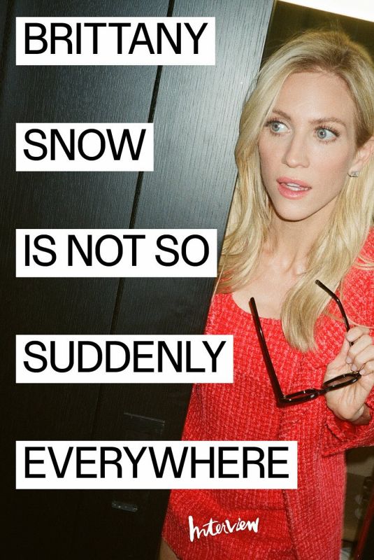 BRITTANY SNOW in Interview Magazine, November 2025