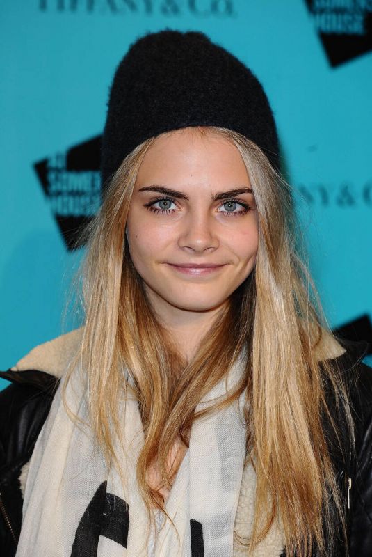 CARA DELEVINGNE at Launch of Skate at Somerset House in London 11/22/2010