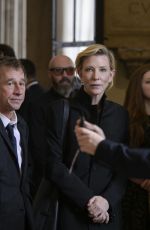 CATE BLANCHETT at Pope Leo XIV Hosted an Audience with Cinema and Television Representatives in Vatican City 11/15/2025