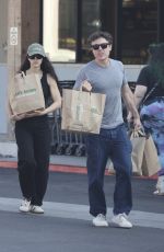 CAYLEE COWAN and Casey Affleck Out Shopping at Lazy Acres in Los Feliz 11/08/2025