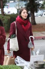 CAYLEE COWAN Out at Farmers Market in Los Angeles 11/16/2025