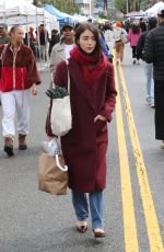 CAYLEE COWAN Out at Farmers Market in Los Angeles 11/16/2025