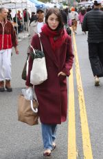 CAYLEE COWAN Out at Farmers Market in Los Angeles 11/16/2025