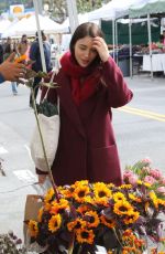 CAYLEE COWAN Out at Farmers Market in Los Angeles 11/16/2025