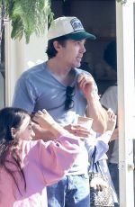 CAYLEE COWAN Out for Coffee with Casey Affleck in Los Angeles 11/01/2025