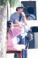 CAYLEE COWAN Out for Coffee with Casey Affleck in Los Angeles 11/01/2025
