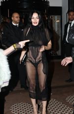 CHARLI XCX Arrives at Warner Music Brit Awards Afterparty at Claridges Hotel in London 03/01/2025