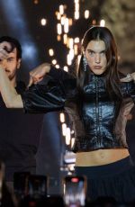 CHARLOTTE CARDIN Performs at Champs ELysees