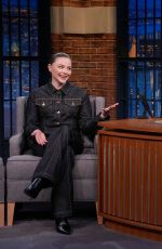 CHLOE MORETZ at Late Night with Seth Meyers 11/18/2025