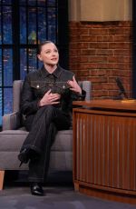 CHLOE MORETZ at Late Night with Seth Meyers 11/18/2025
