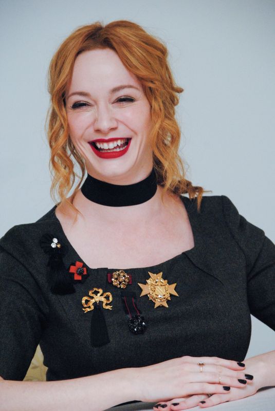 CHRISTINA HENDRICKS at Bad Santa 2 Press Conference in Hollywood 11/11/2016