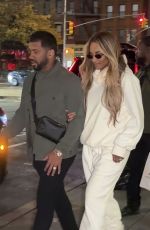 CIARA and Russell Wilson Leaves The Corner Store After Dinner in New York 11/23/2025
