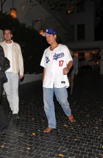 Cole Sprouse leaving the Chateau Marmont Hotel after enjoying their night out in Los Angeles 10/28/2025