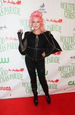 CYNDI LAUPER at 85th Annual Hollywood Christmas Parade 11/27/2016