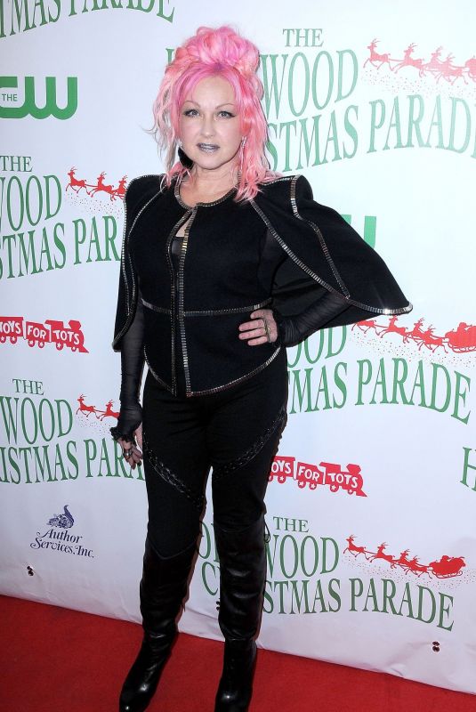 CYNDI LAUPER at 85th Annual Hollywood Christmas Parade 11/27/2016