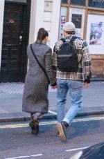 DAISY RIDLEY and Tom Bateman Out in London 11/21/2025
