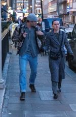 DAISY RIDLEY and Tom Bateman Out in London 11/21/2025