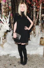 DAKOTA FANNING at Barneys NY Baz Dazzled Holiday Window Unveiling Dinner 11/13/2014
