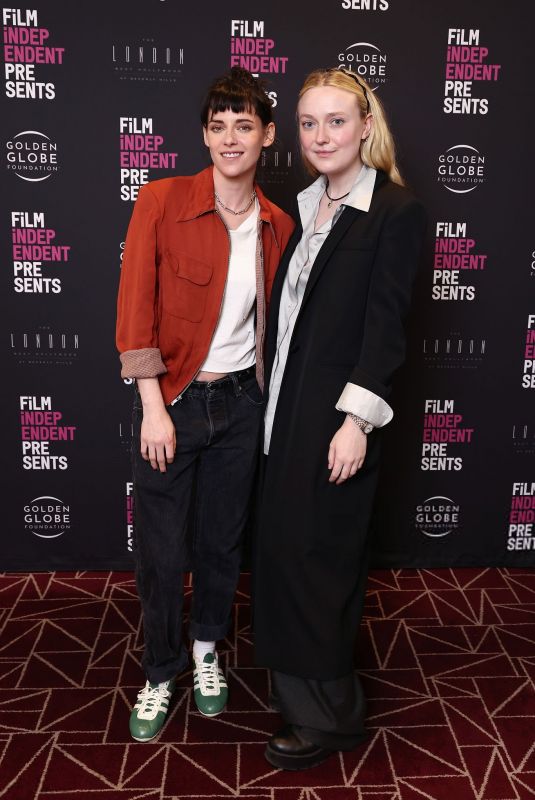 DAKOTA FANNING at Film Independent Evening and Reception with Kristen Stewart for The Chronology of Water in West Hollywood 11/09/2025